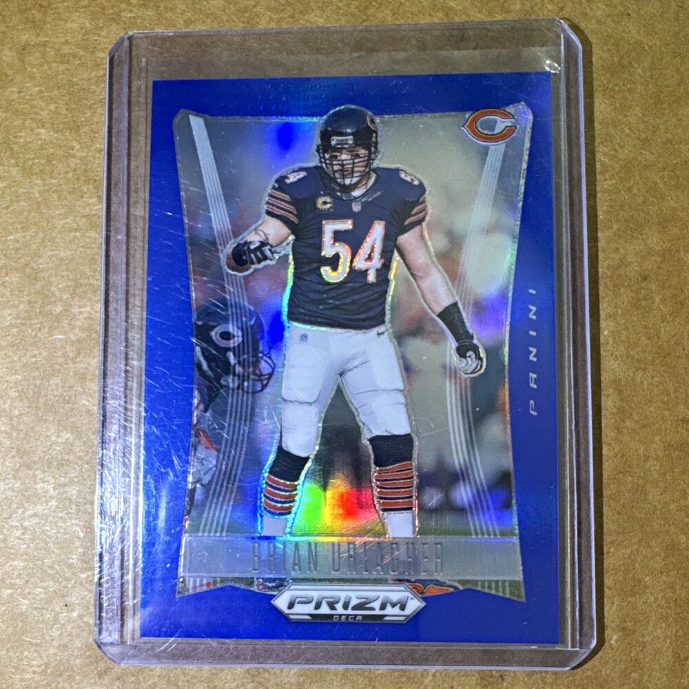 2024 Panini Prizm Deca Brian Urlacher Chicago Bears #56 Blue Prizm /149